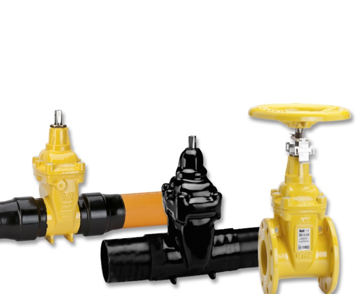 Selection of AVK gas gate valves